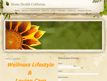 Tablet Screenshot of homehealthca.net